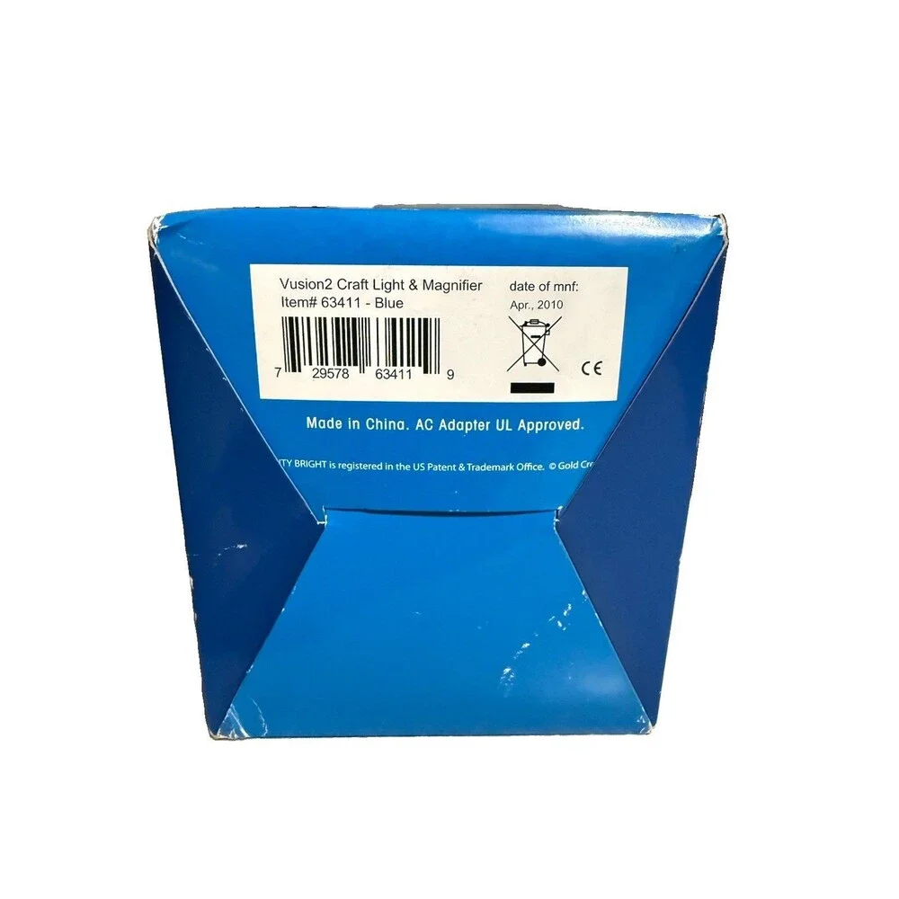 MIGHTY BRIGHT VUSION LED ALL PURPOSE CRAFT LIGHT New Sealed Box Blue